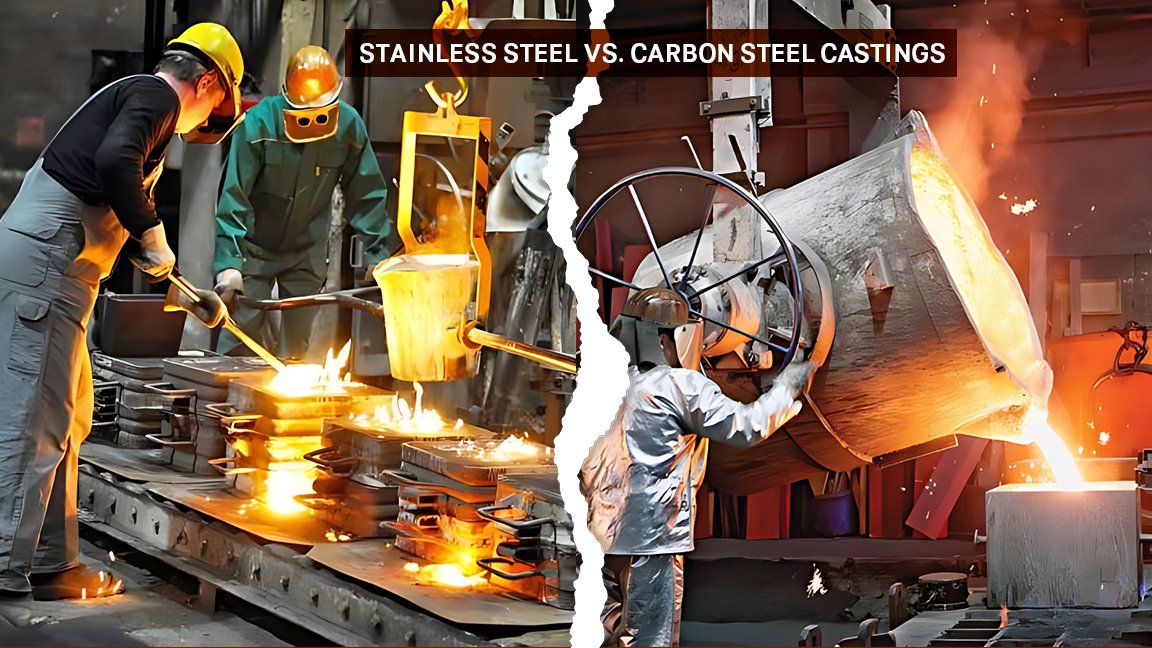 Stainless Steel vs Carbon Steel Castings: Key Differences & Uses