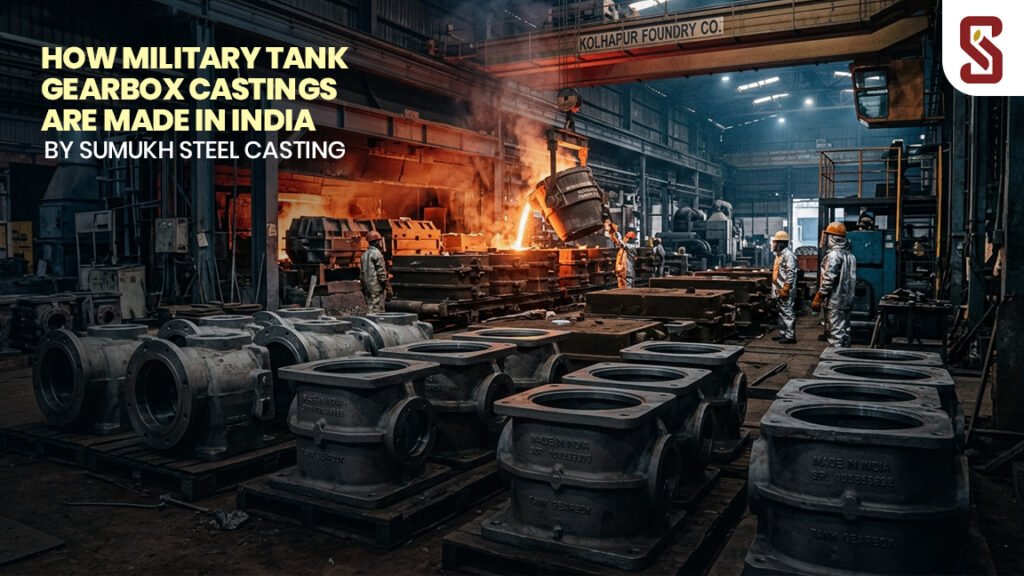 How Military Tank Gearbox Castings Are Made in India